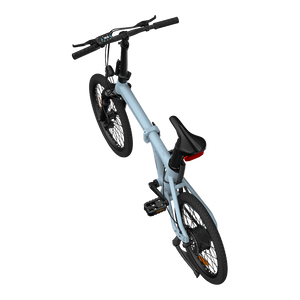 Folding electric bicycle ADO A20S AIR with front suspension, blue product image