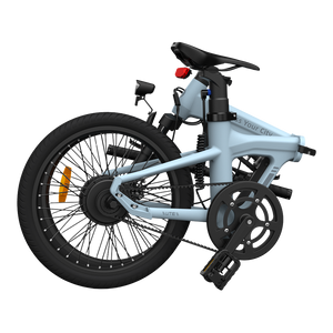 Folding electric bicycle ADO A20S AIR with front suspension, blue product image