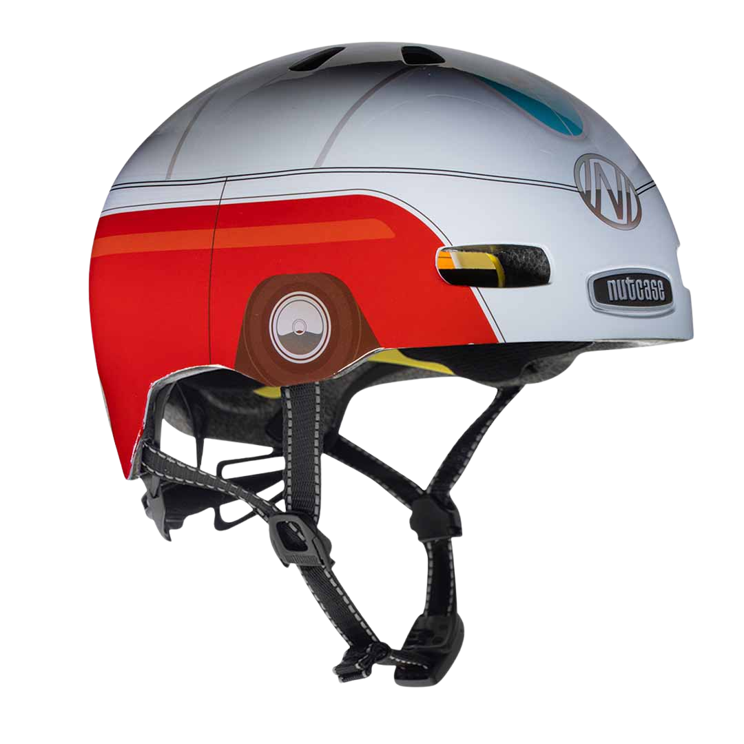 Helmet for children NUTCASE LITTLE NUTTY, Surfs Up Gloss MIPS XS product image