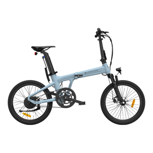 Folding electric bicycle ADO A20S AIR with front suspension, blue product image